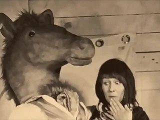 Vintage Babes With Pets